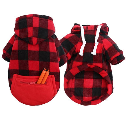 French Bulldog Hooded Sweater - Red / XS - Frenchie Complex Shop