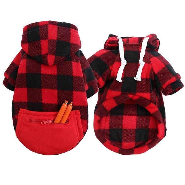 French Bulldog Hooded Sweater - Red / XS - Frenchie Complex Shop