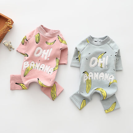 Banana French Bulldog Pajama - Frenchie Complex Shop