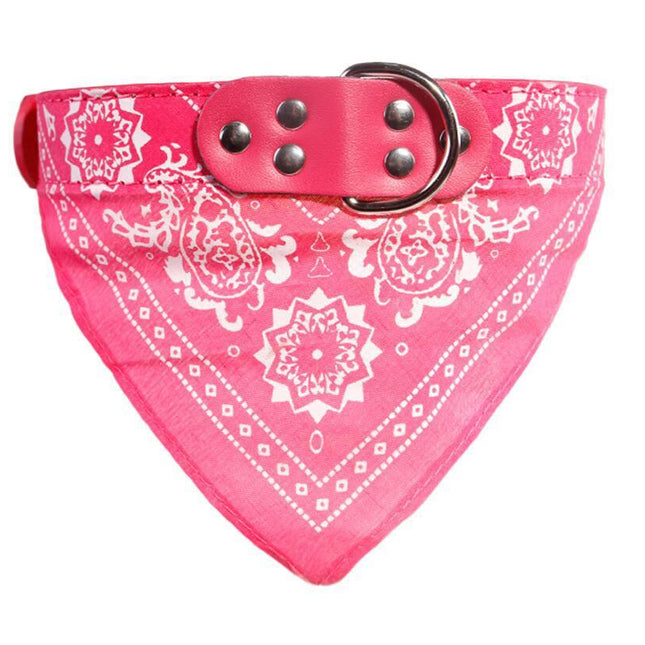 Triangle Dog Bandana - Pink / S - Frenchie Complex Shop