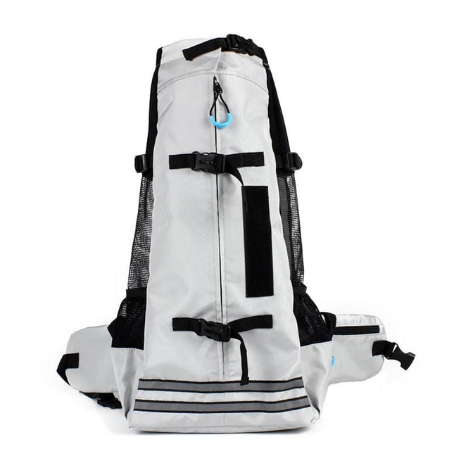 Hiking French Bulldog Backpack - Gray / M - Frenchie Complex Shop