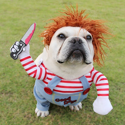 Chucky French Bulldog Costume - Frenchie Complex Shop