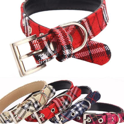 Leather Twill Frenchie Collar - Frenchie Complex Shop