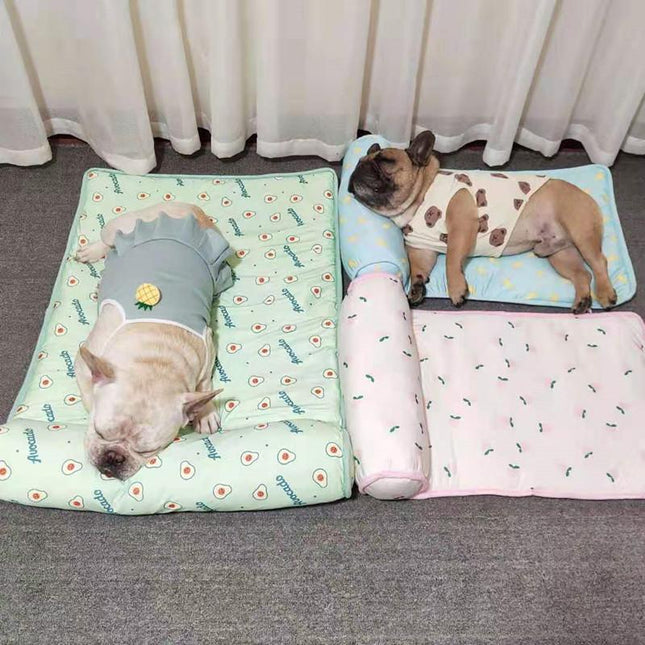 Fruity Self Cooling French Bulldog Mat - Frenchie Complex Shop