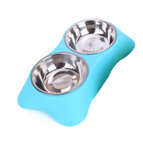 Frenchie Complex® Non-Spil Dinner Set - Blue / Small - Frenchie Complex Shop