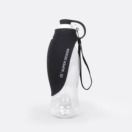 Dog Portable Water Bottle - Black - Frenchie Complex Shop