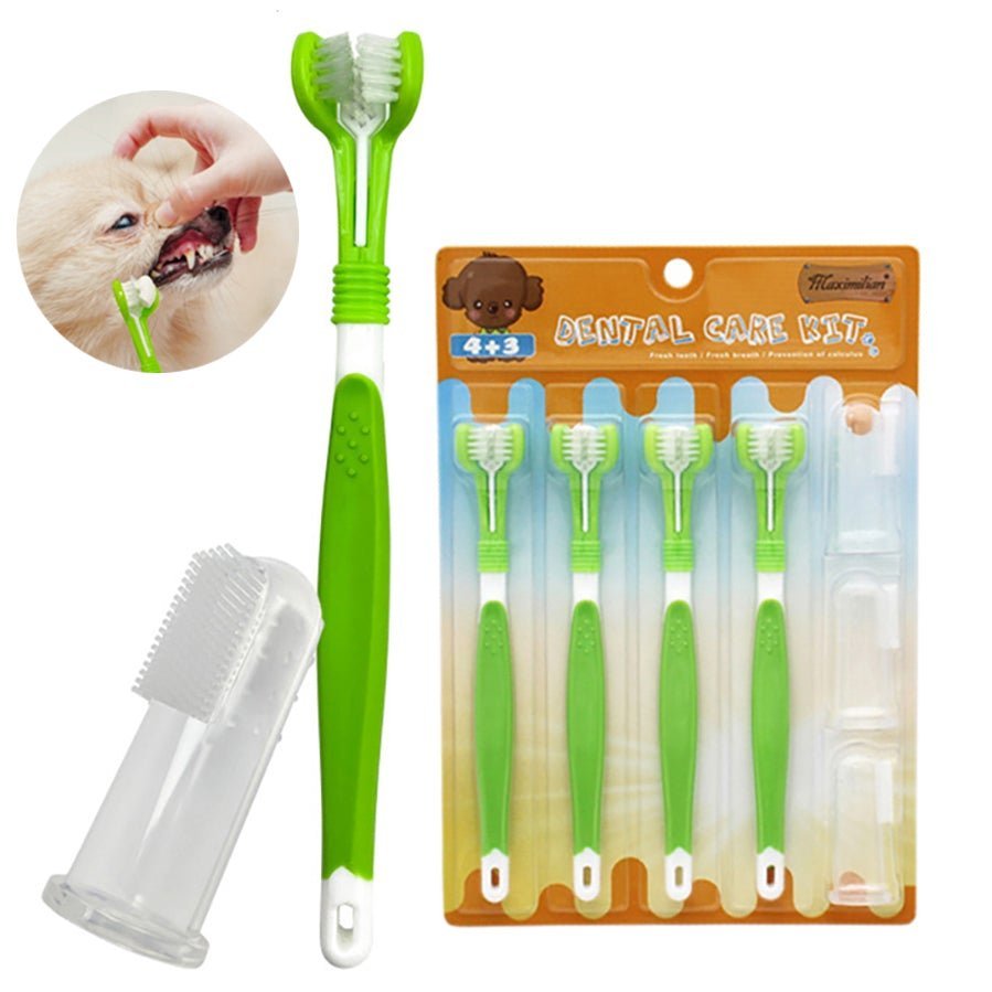 Dog Toothbrush - Green - Frenchie Complex Shop