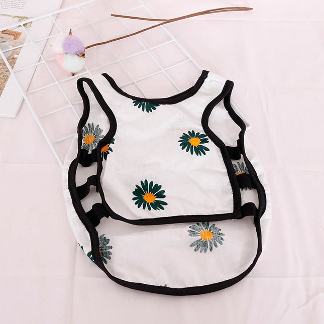 Summer Flower French Bulldog Vest - Frenchie Complex Shop