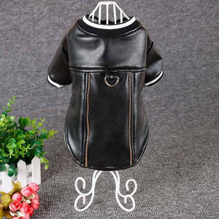 Leather French Bulldog Jacket - S - Frenchie Complex Shop