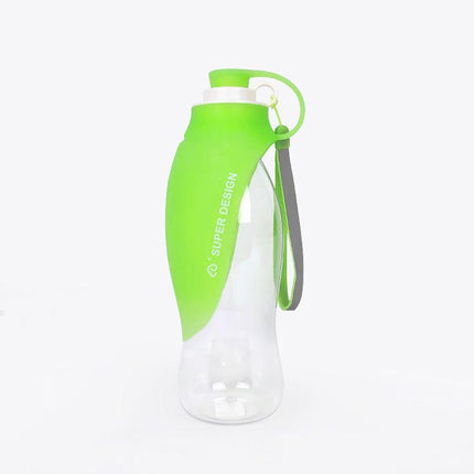 Dog Portable Water Bottle - Green - Frenchie Complex Shop