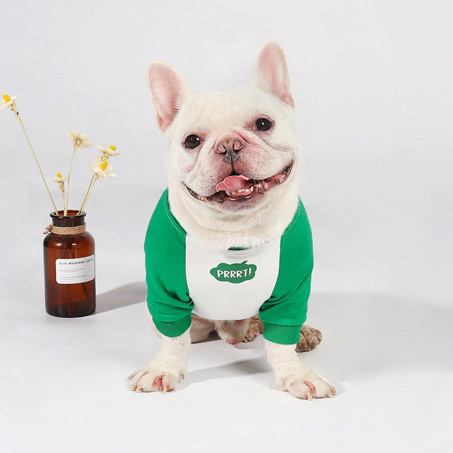 Printed Cartoon Sweater - Green / XS - Frenchie Complex Shop