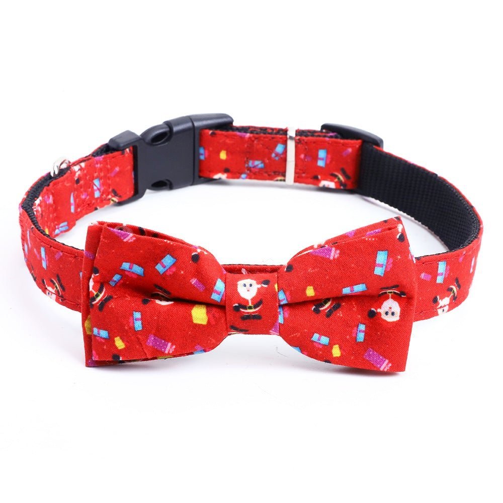 French Bulldog Christmas Collar - Red / S - Frenchie Complex Shop