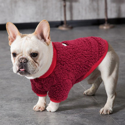 Fleece French Bulldog Jacket - Frenchie Complex Shop