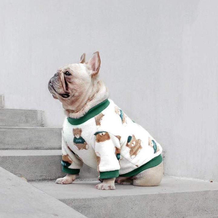French Bulldog Cartoon Bear Sweater - XS - Frenchie Complex Shop
