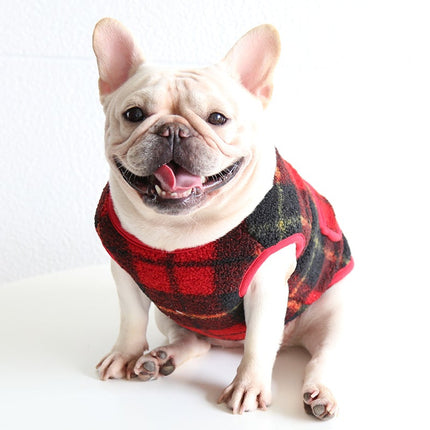 Checkered Dog Vest - Frenchie Complex Shop