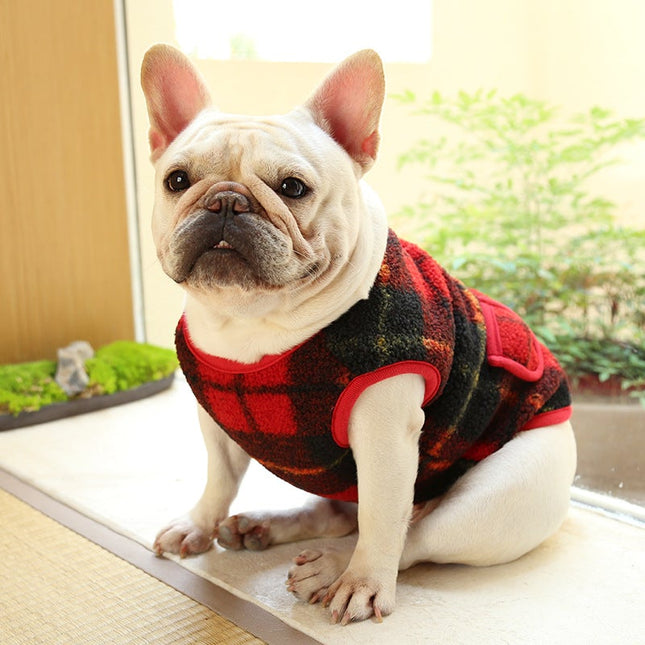 Checkered Dog Vest - XS - Frenchie Complex Shop