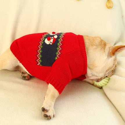 French Bulldog Christmas Sweater - Frenchie Complex Shop