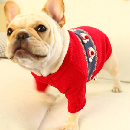 French Bulldog Christmas Sweater - Frenchie Complex Shop