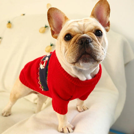 French Bulldog Christmas Sweater - Frenchie Complex Shop