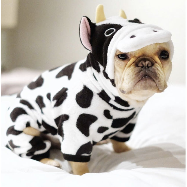 Cow French Bulldog Costume - XS - Frenchie Complex Shop