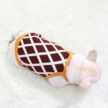 French Bulldog Rhomboid Sweater - Frenchie Complex Shop