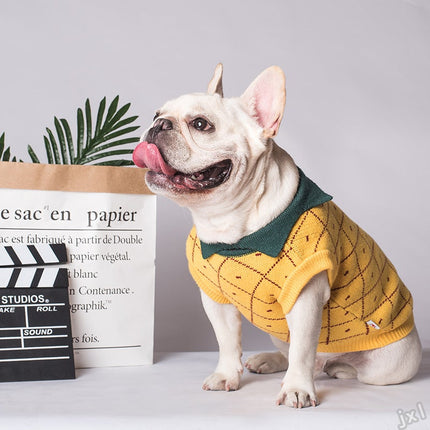 French Bulldog Yellow Sweater - Frenchie Complex Shop