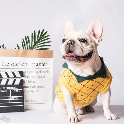 French Bulldog Yellow Sweater - Frenchie Complex Shop