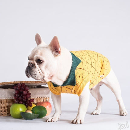French Bulldog Yellow Sweater - Frenchie Complex Shop