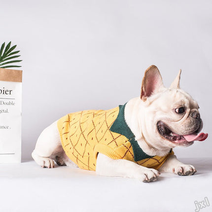 French Bulldog Yellow Sweater - Frenchie Complex Shop