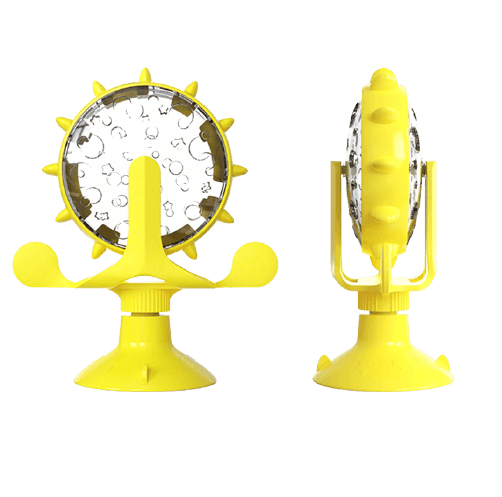 French Bulldog IQ Feeder Toy - Yellow - Frenchie Complex Shop
