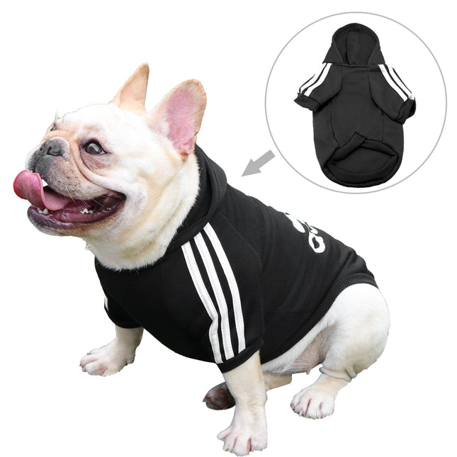 Adidog Frenchie Hoodie - Black / S - Frenchie Complex Shop