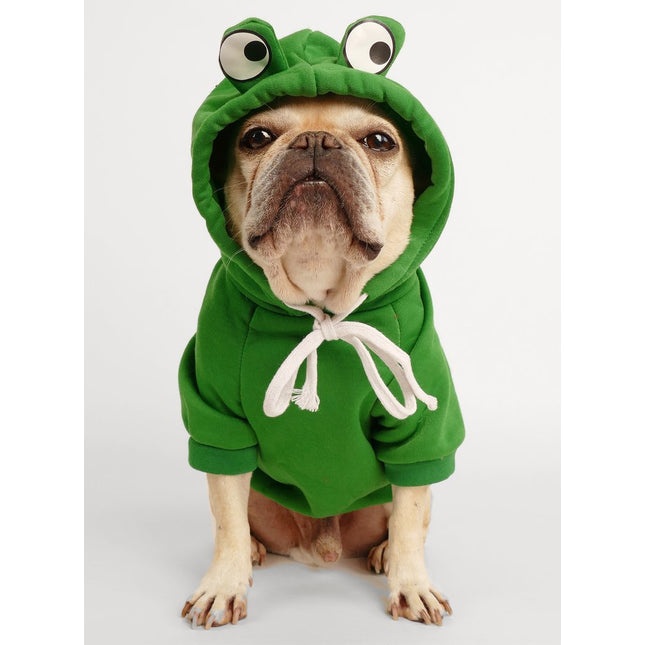 Frog French Bulldog Hoodie - Frenchie Complex Shop