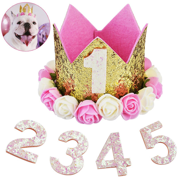 French Bulldog Birthday Crown Hat - Frenchie Complex Shop