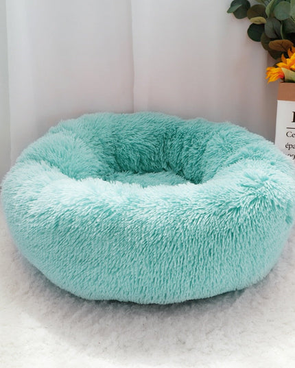 French Bulldog Calming Bed - Turquoise / XS (DIA 16"/40cm) - Frenchie Complex Shop