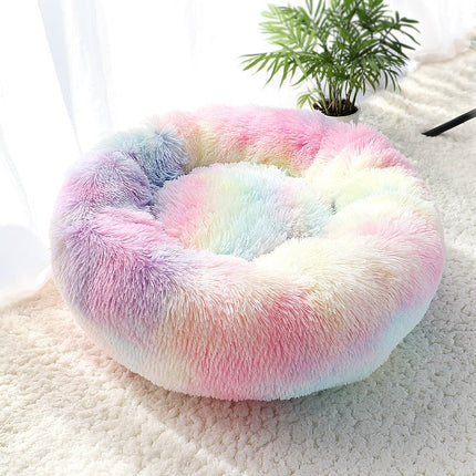 French Bulldog Calming Bed - Colorful / XS (DIA 16"/40cm) - Frenchie Complex Shop