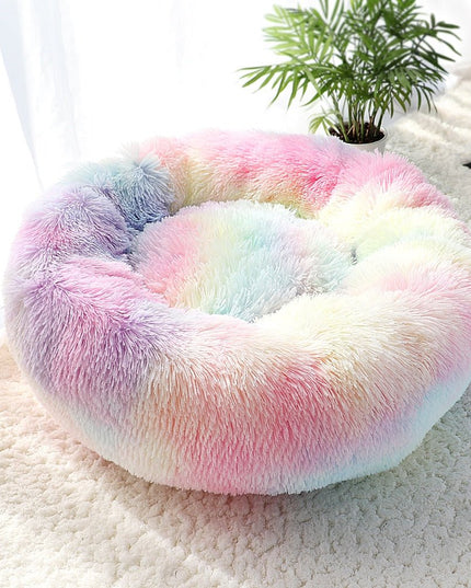 French Bulldog Calming Bed - Colorful / XS (DIA 16"/40cm) - Frenchie Complex Shop