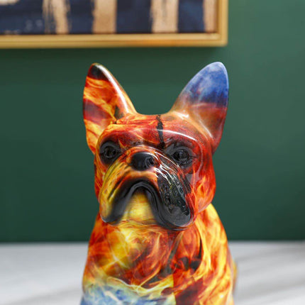 Ice and Fire French Bulldog Statue - Frenchie Complex Shop