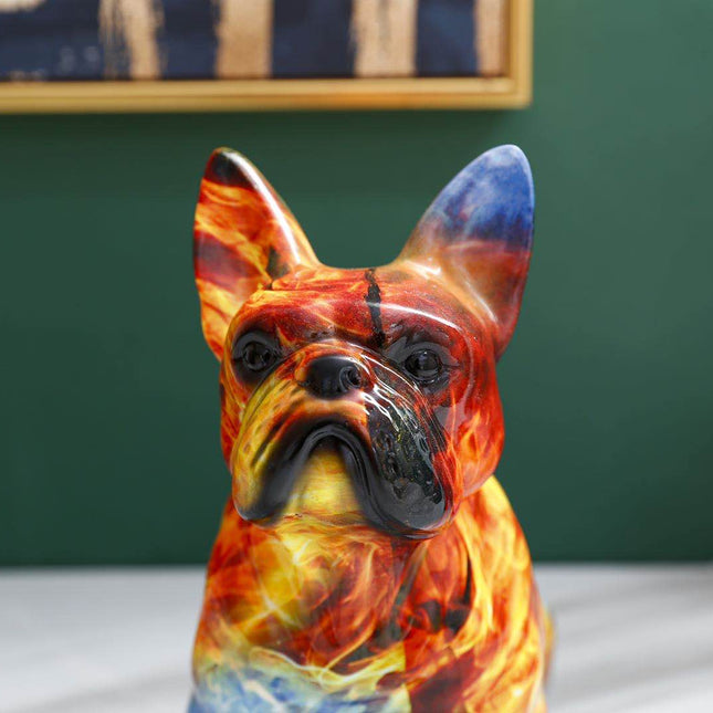 Ice and Fire French Bulldog Statue - Frenchie Complex Shop