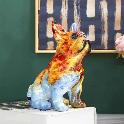 Ice and Fire French Bulldog Statue - Frenchie Complex Shop