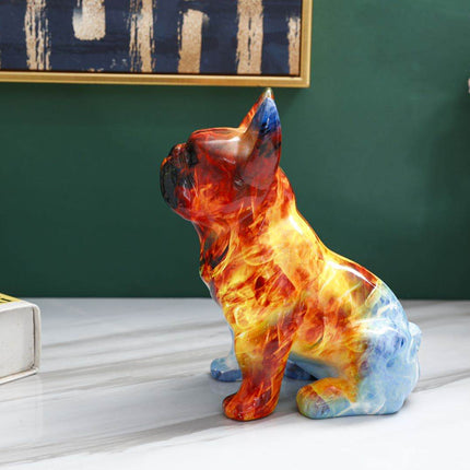 Ice and Fire French Bulldog Statue - Frenchie Complex Shop