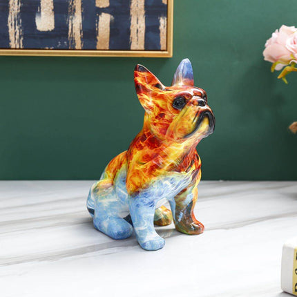 Ice and Fire French Bulldog Statue - Frenchie Complex Shop