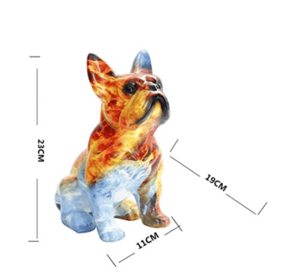 Ice and Fire French Bulldog Statue - Frenchie Complex Shop