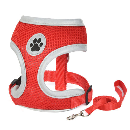 Breathable French Bulldog Harness - Red / S - Frenchie Complex Shop