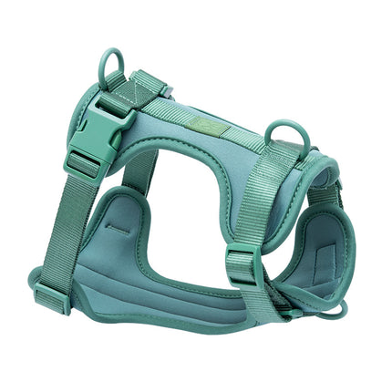 Luxury French Bulldog Harnesses - Green / XS - Frenchie Complex Shop