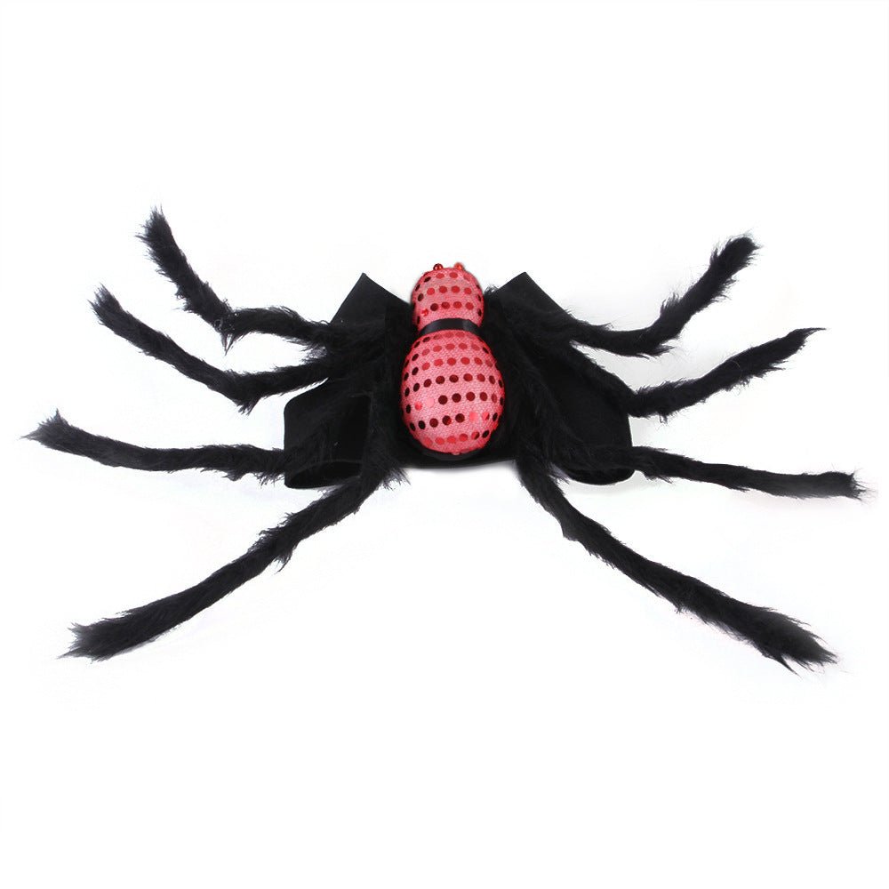 Sequined French Bulldog Spider Costume - S / Red - Frenchie Complex Shop