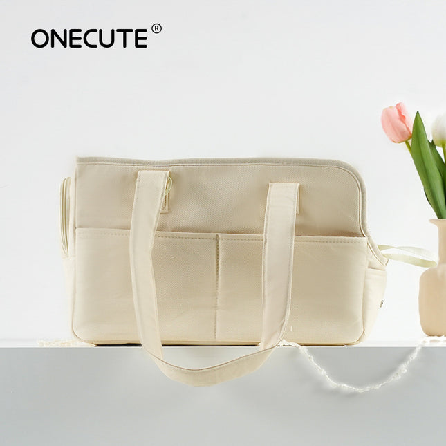 French Bulldog Shoulder Bag Carrier - Beige / S 38*17*25 - Frenchie Complex Shop