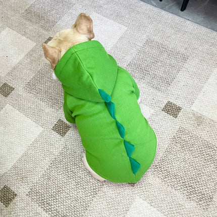 Dinosaur French Bulldog Hooded Costume - Frenchie Complex Shop