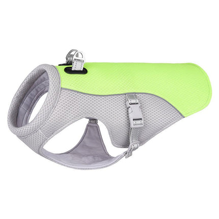 Heat Resistant French Bulldog Cooling Vest - S / Green - Frenchie Complex Shop