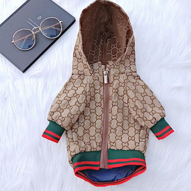 Luxury French Bulldog Jacket - Brown / XS - Frenchie Complex Shop