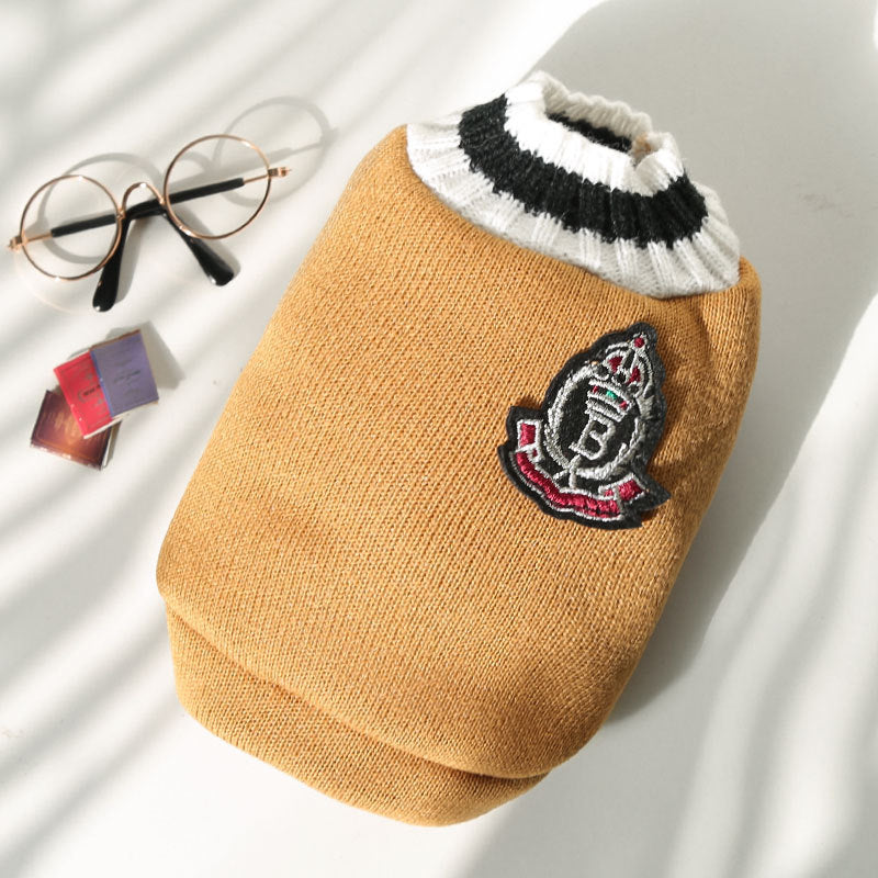 Elegant French Bulldog Sweaters - XS / Orange - Frenchie Complex Shop